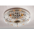 Plafoniera clasica cristal patinata 6xE14/40W, Sheraton DLU-2327/6/45 Patina Orion